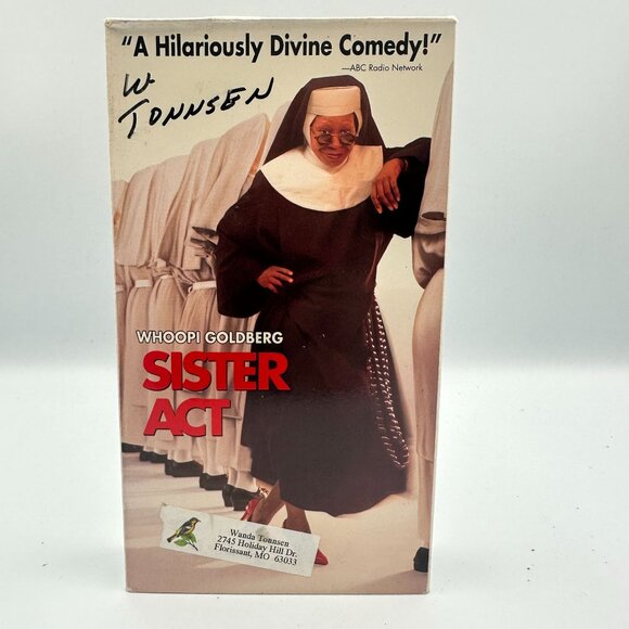 Sister Act Whoopi Goldberg 1992 VHS Comedy Hilarious Divine Fun - Picture 1 of 3